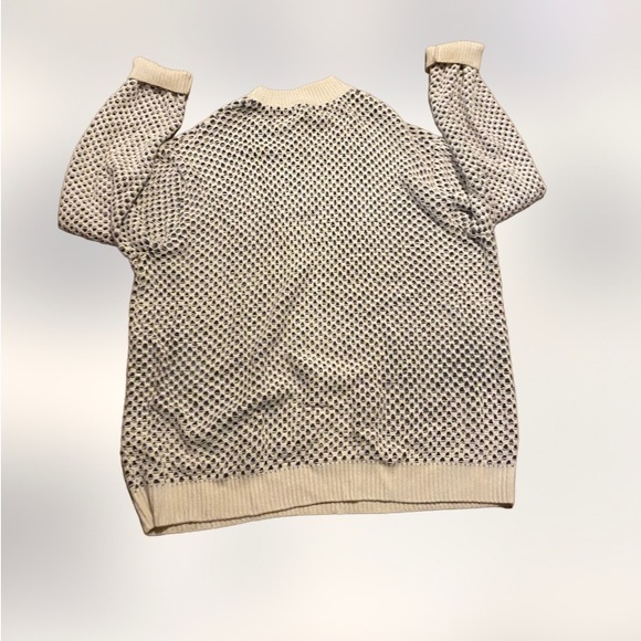 Vintage prestige original  double layered knit webbed quarter zip pullover mens - Picture 2 of 6